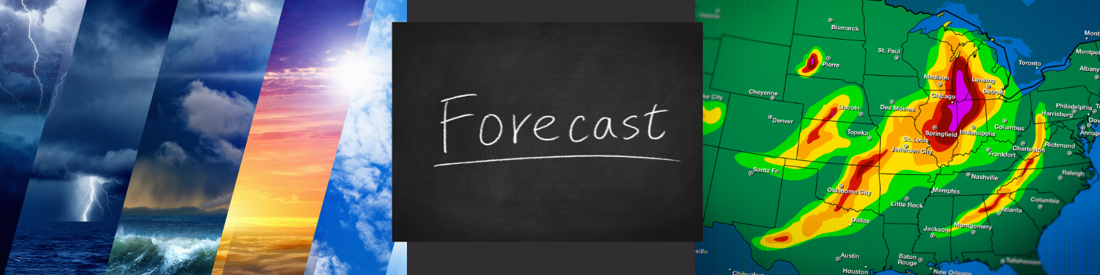 Texas flood image tied to business forecasting